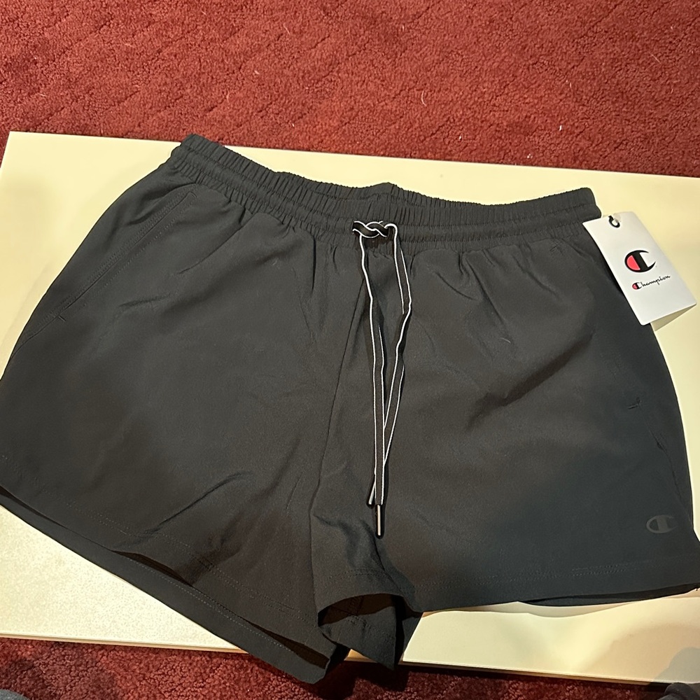 Champion Black. Sports Shorts